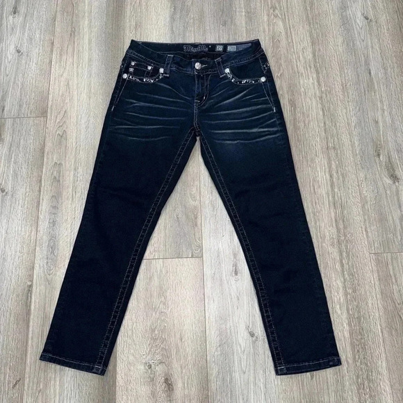 Miss Me Womens Easy Crop Denim - Picture 5 of 7